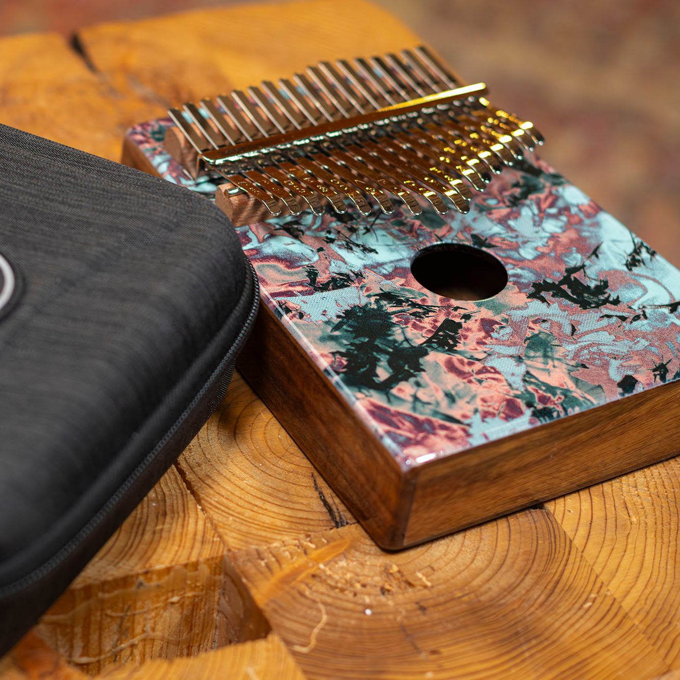 MEINL Percussion Sound Hole Designer Kalimba - Coral Reef
 (KA17CR)