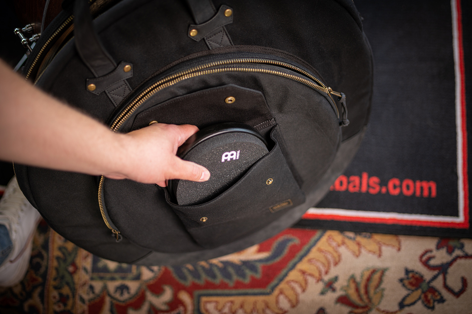 MEINL Cymbals Canvas Collection Cymbal Bag 22" - Classic Black (MWC22BK)