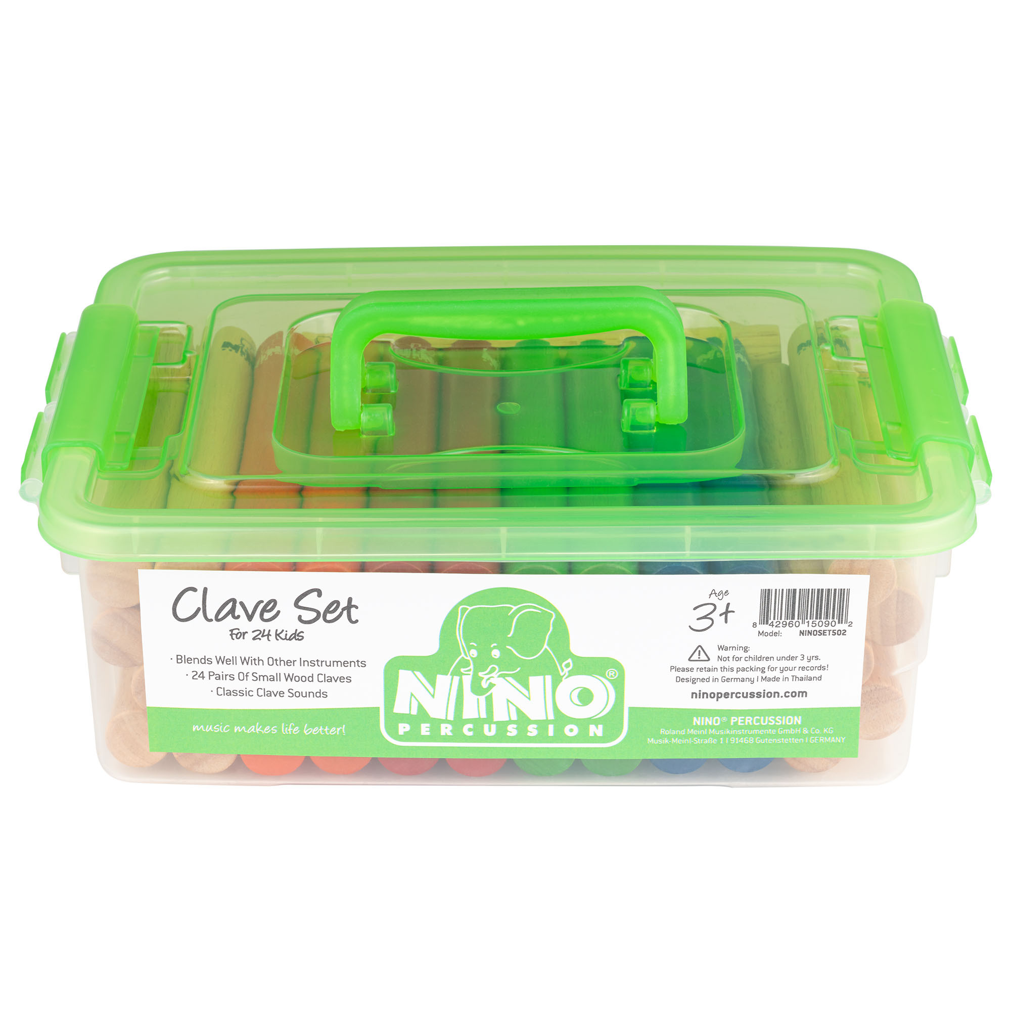 NINO Percussion Claves Box Set (NINOSET502)