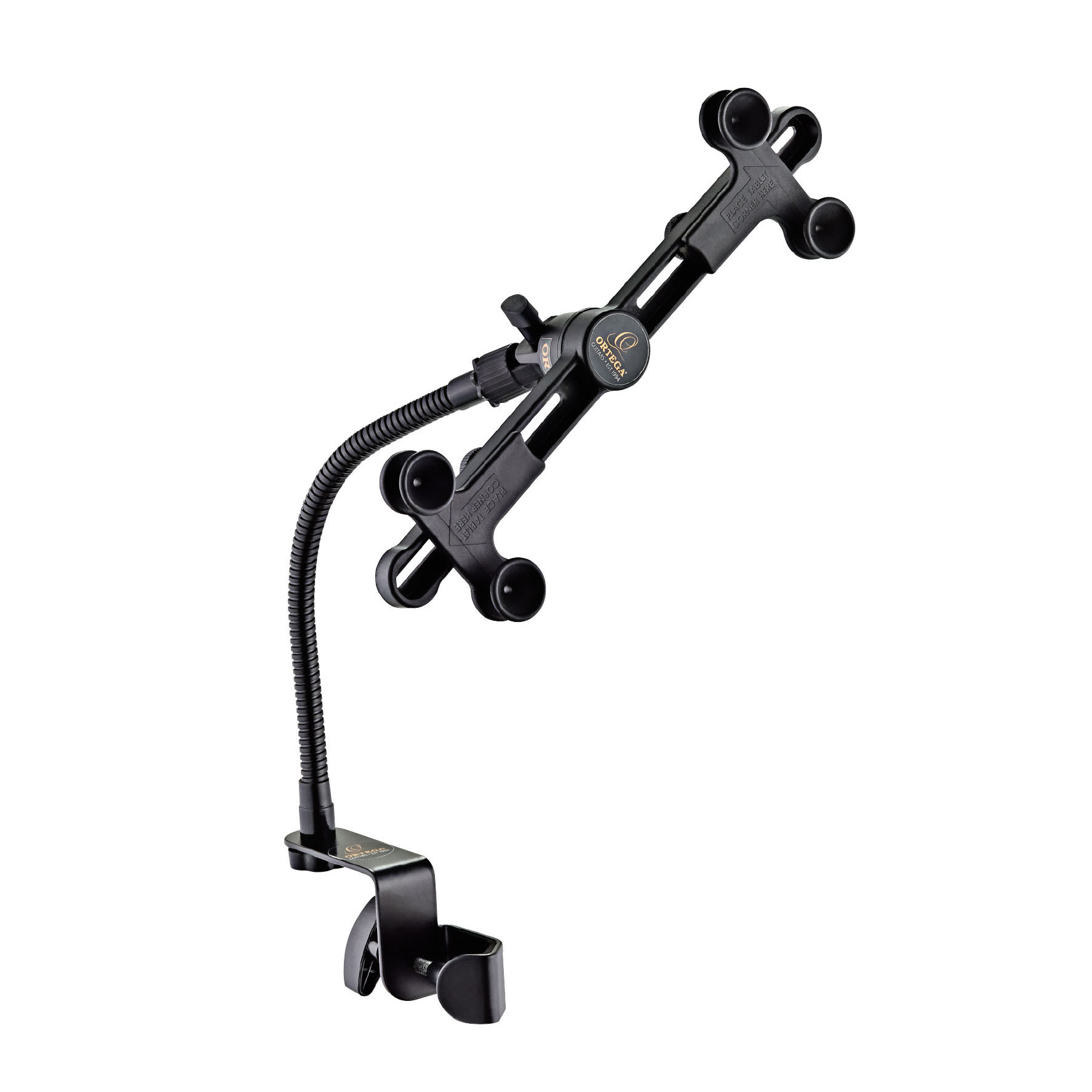 ORTEGA DeLuxe Tablet-Holder - Black (OTBH-DLX)