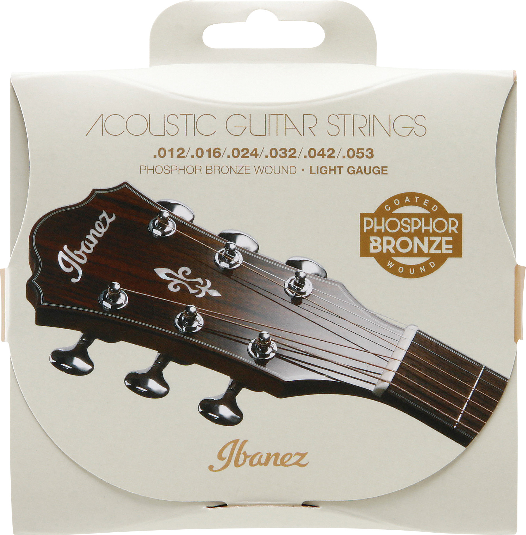 IBANEZ String Set for 6 String Acoustic Guitar - Light (IACSP6C)