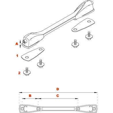 LUG 18" Depth - Black Nickel (Superstar) (MCHL18BBN)