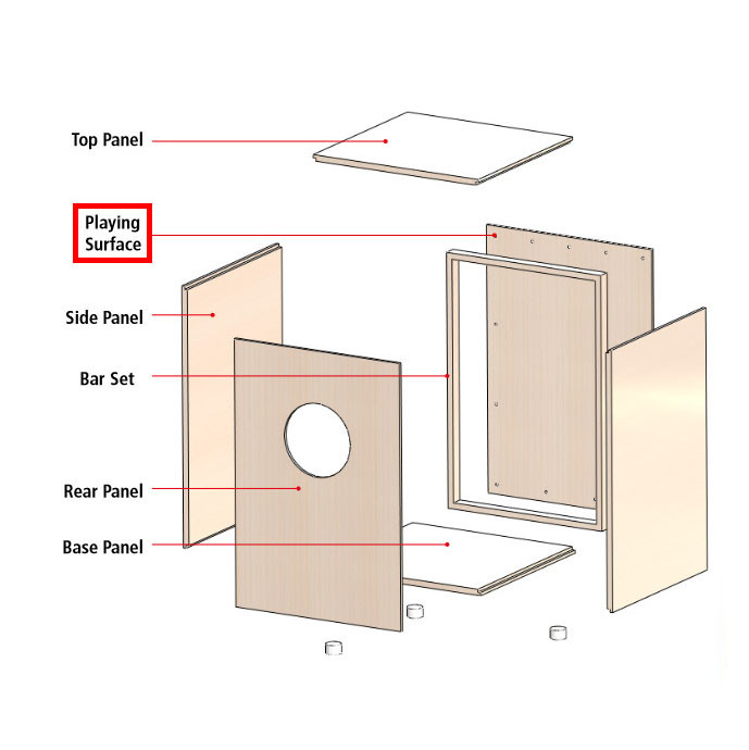 MEINL Percussion - Frontplatte My own cajon (MYO-SPARE-01)