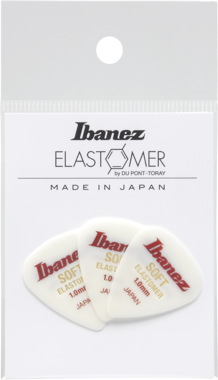 IBANEZ Elastomer Picks - 3er Pack (BEL14ST10)