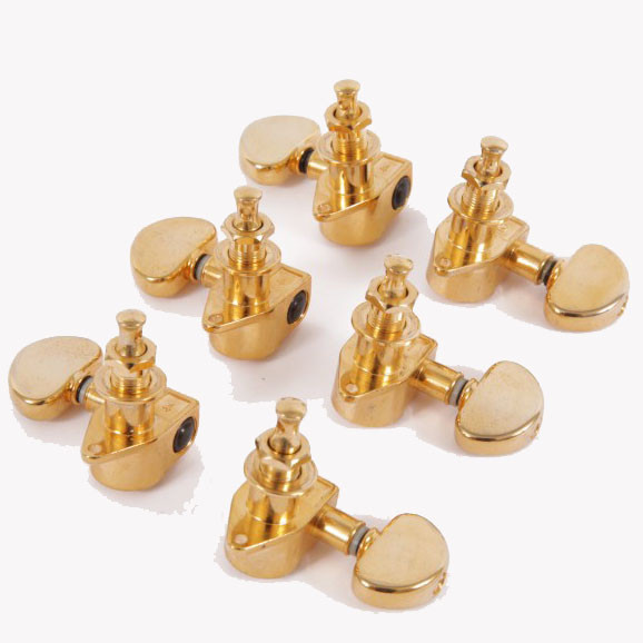 IBANEZ acoustic guitar machine head tuner set Grover - 3 x left/3 x right in gold tone (5AMH41E)