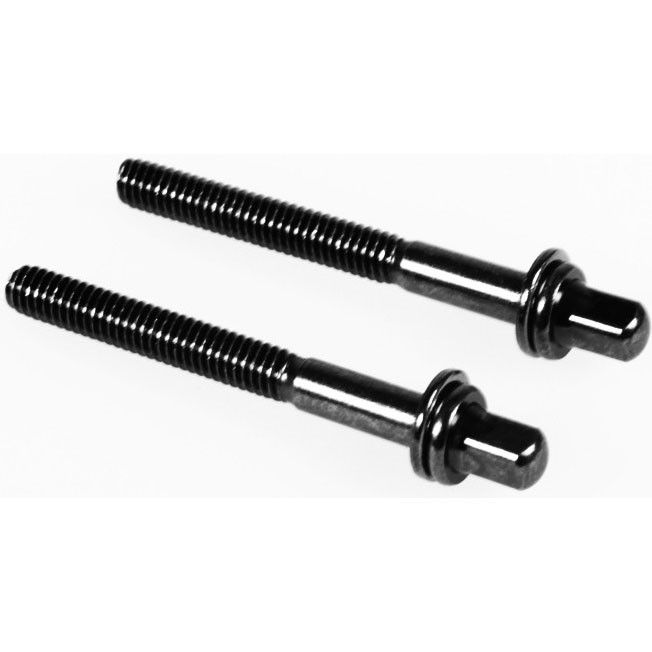 TAMA Tension bolt W7/32xL54mm w/ metal washer (2pcs/set) - Black Nickel (MS654SHPBN)
