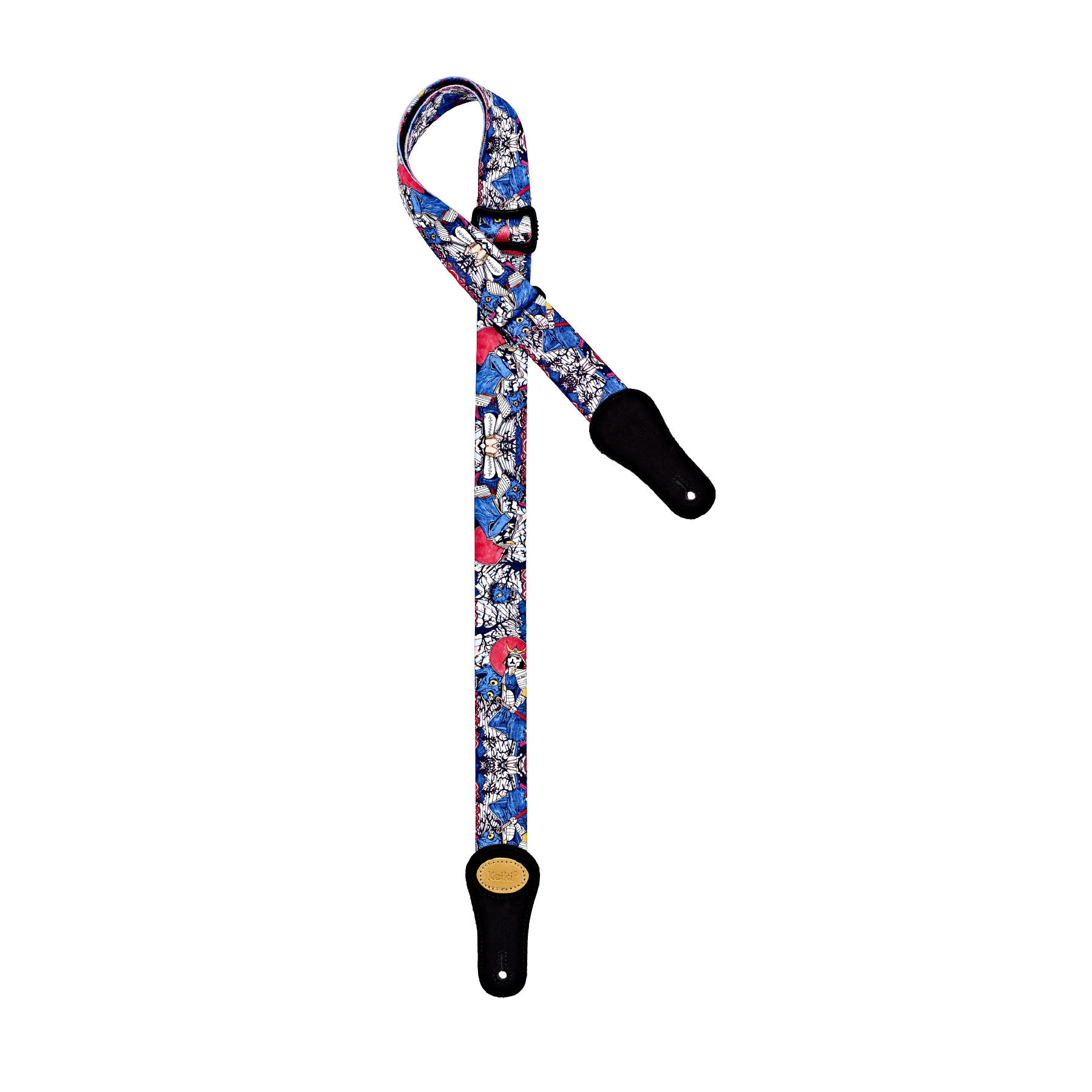 KEIKI Designer Serie Nylon Ukulele Strap - "Samurai" (KNS-SR-U)