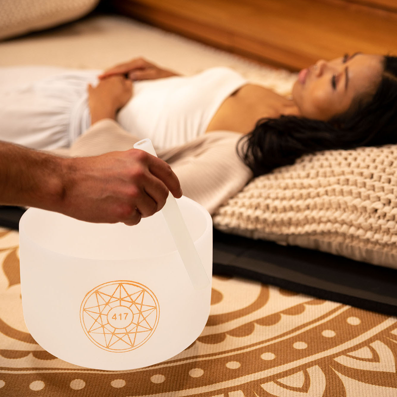 Meinl Sonic Energy 10" Solfeggio Crystal Singing Bowl Re 417 Hz (SOLCSB10-417)