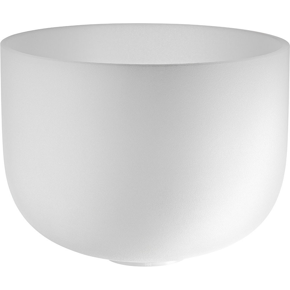 Meinl Sonic Energy 13" white-frosted Crystal Singing Bowl D4, 432 Hz, Sakralchakra (CSB13D)