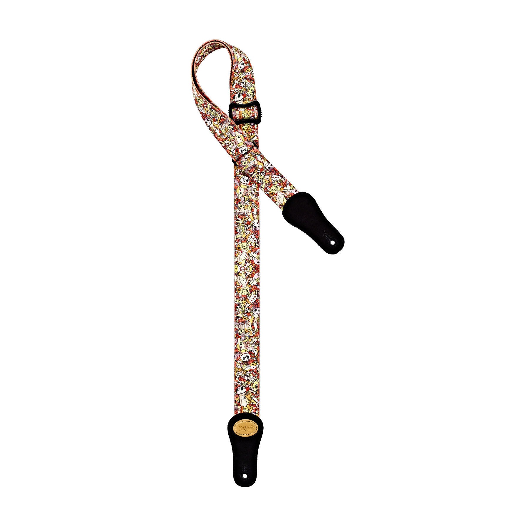 KEIKI Designer Serie Nylon Ukulele Strap - "Vodoo Puppet" (KNS-VP-U)