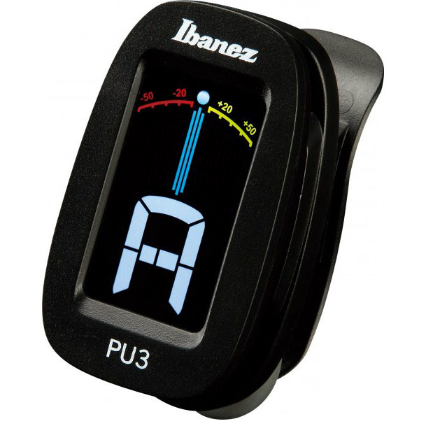 IBANEZ Chromatic / Automatic Clip Tuner - Black (PU3-BK)