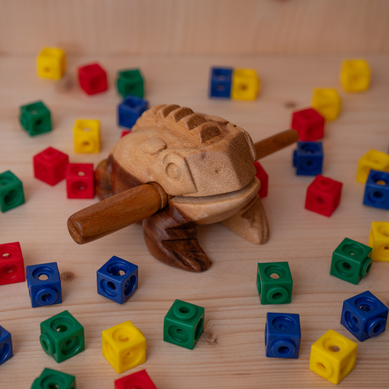 NINO Percussion Wood Frog Güiro - Medium (NINO514NT)