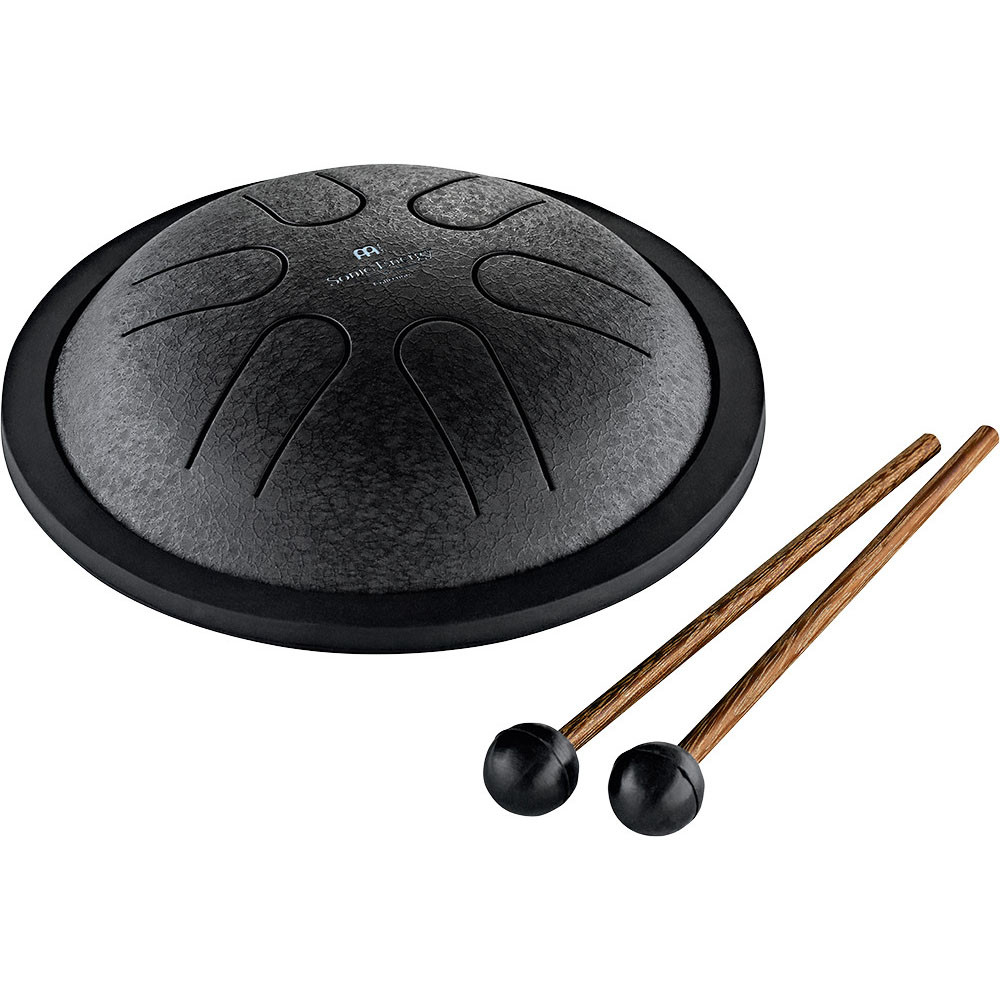 Meinl Sonic Energy 6" Mini Steel Tongue Drum, C Dur, 6 Töne, 440 Hz, Schwarz (MSTD1BK)