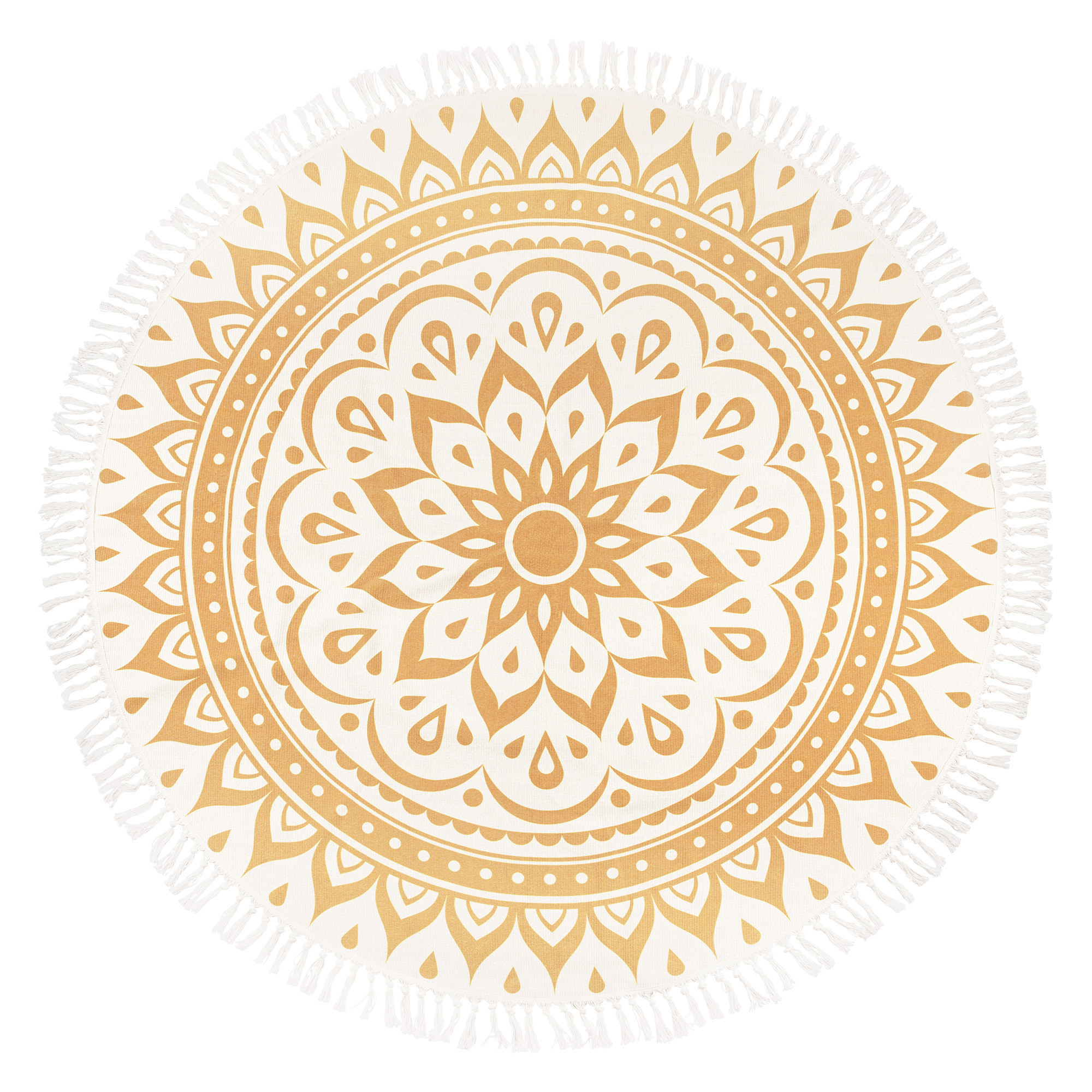 Meinl Sonic Energy Meditation Rug - Vintage Gold / Floral Design
 (MMR1VG)