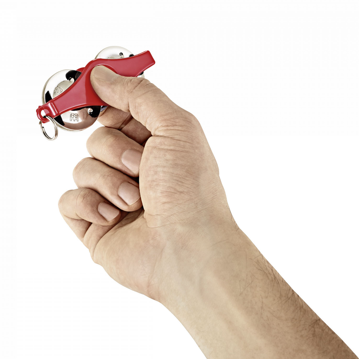 MEINL Percussion Key Ring Tambourine - red (KRT-R)