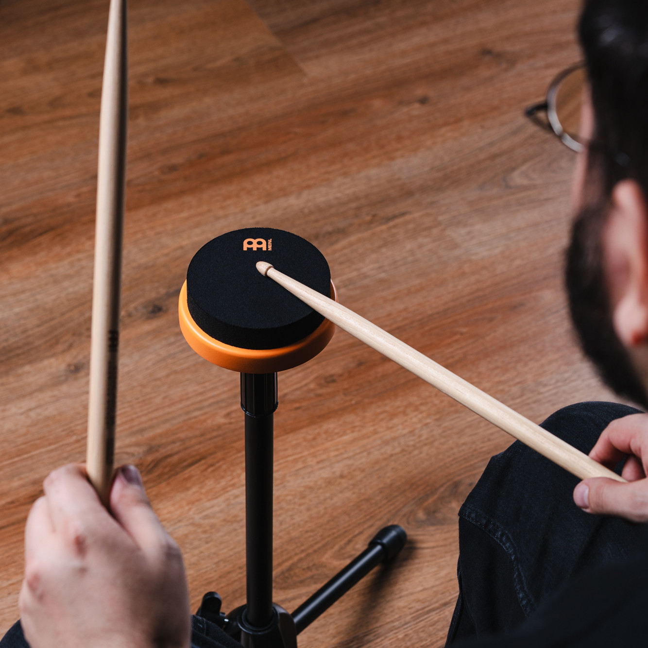 MEINL Cymbals 4" Marshmallow Practice Pad - Orange
 (MMP4OR)