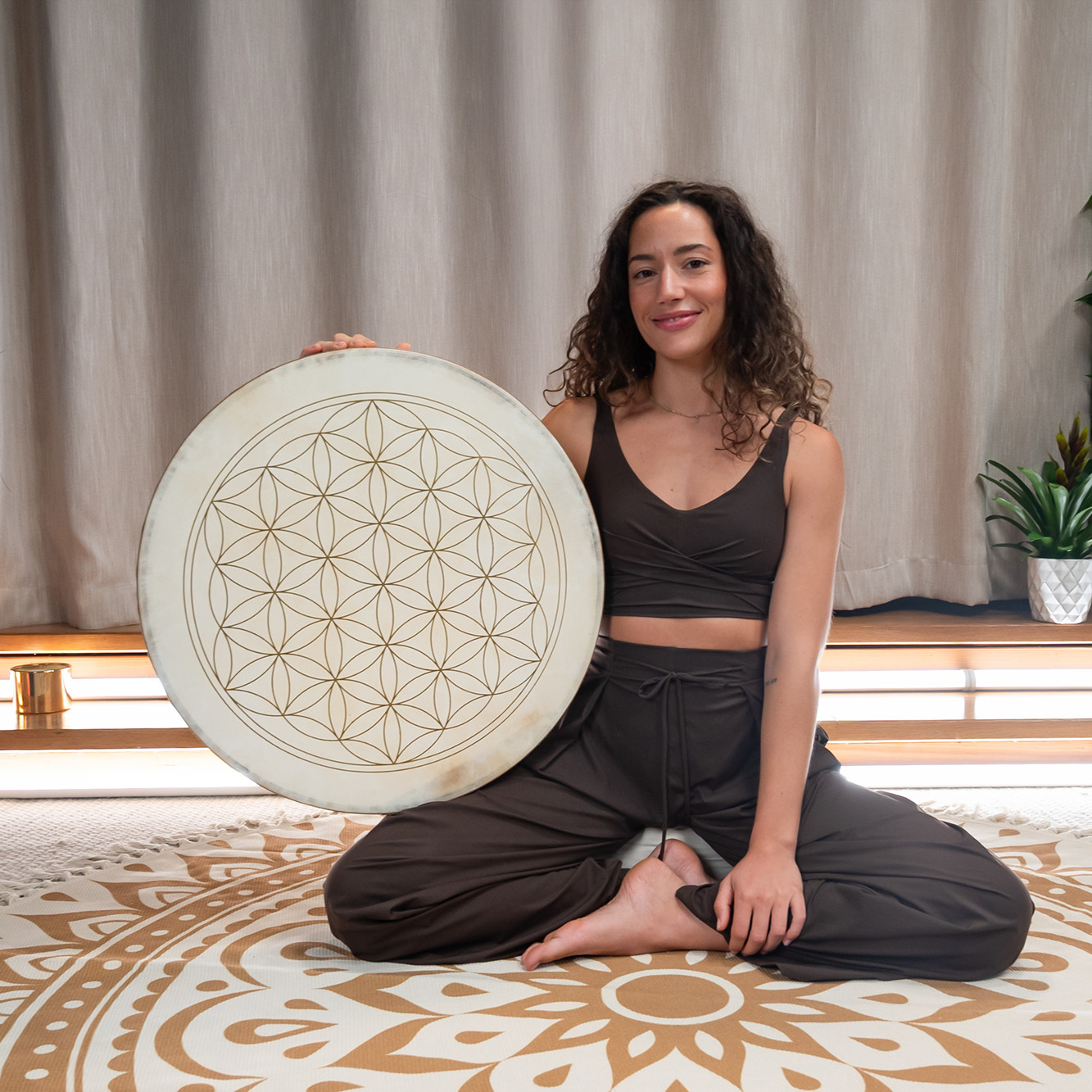 Meinl Sonic Energy Flower of Life Wave Drum 22" - Beidseitig Ziegenfell (WD22FOL)