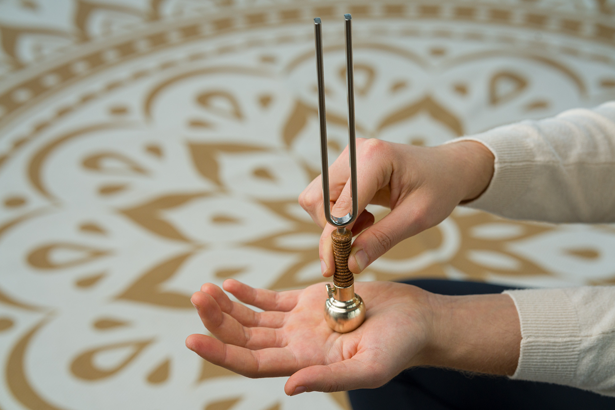 Stimmgabel Massage Bundle "Flower of Life" (TF-OIL-BUNDLE)