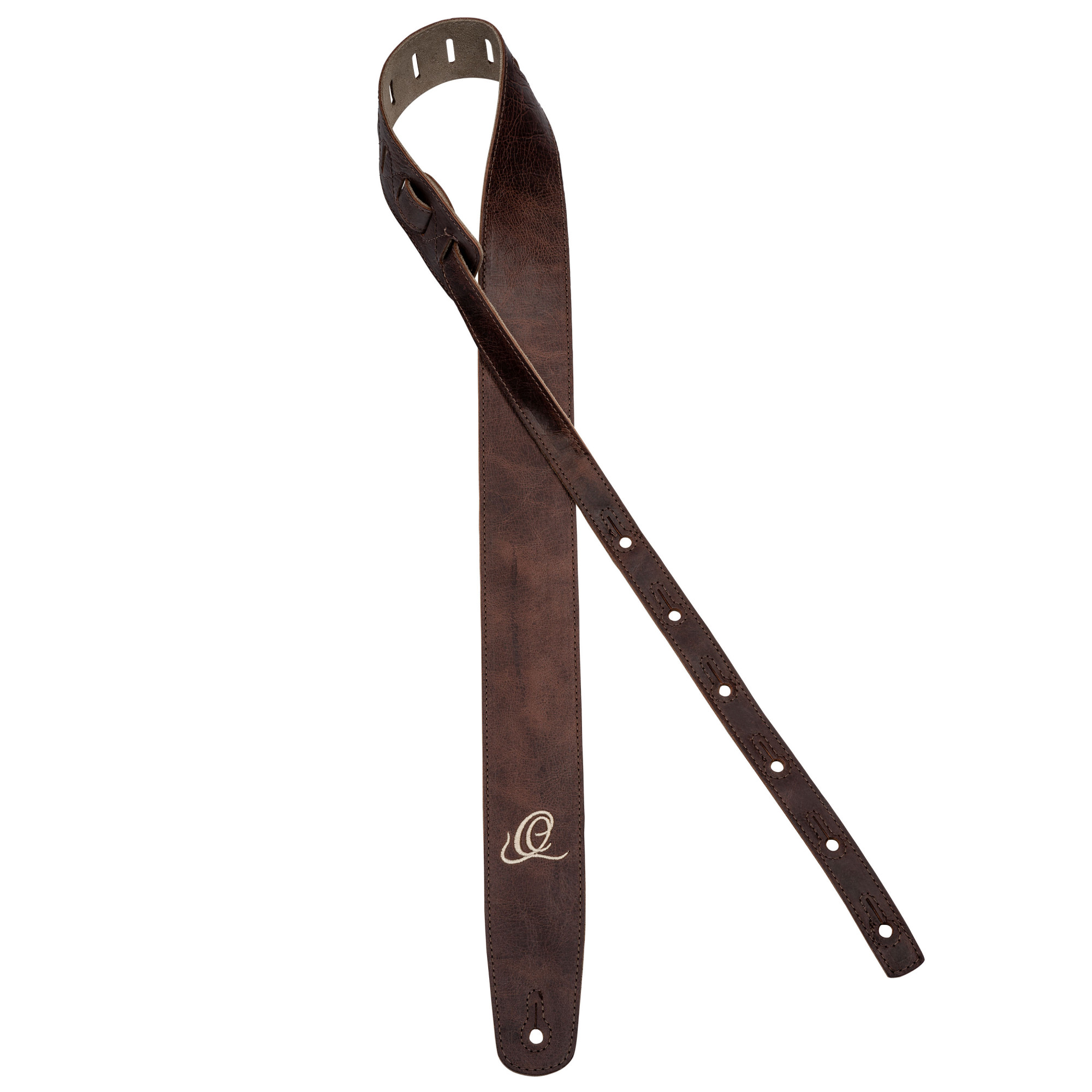 ORTEGA Suede-Leather Guitar-Strap - Peat (OSSU-20)