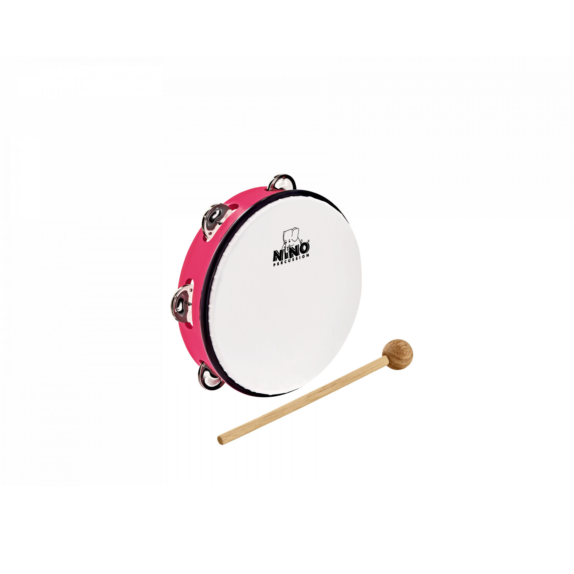 NINO Percussion Molded ABS Tambourine - 8" (NINO51SP)