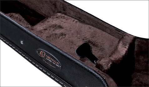 ORTEGA Economy Single-Cut-E-Guitar-Hardcase - Black (OSCCSTD)