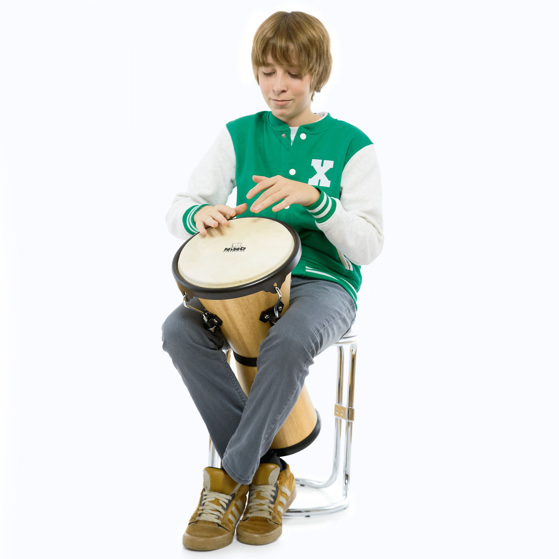 NINO Percussion Wood Djembe - 10" (NINO48NT)