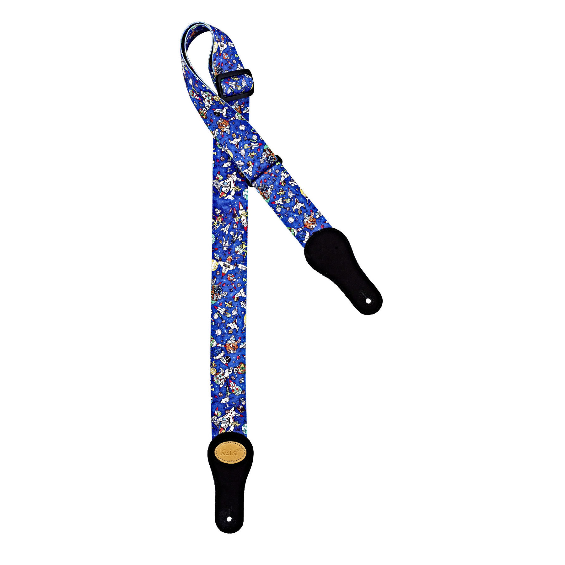 KEIKI Designer Serie Nylon Guitar Strap - "Spaceman" (KNS-SP)