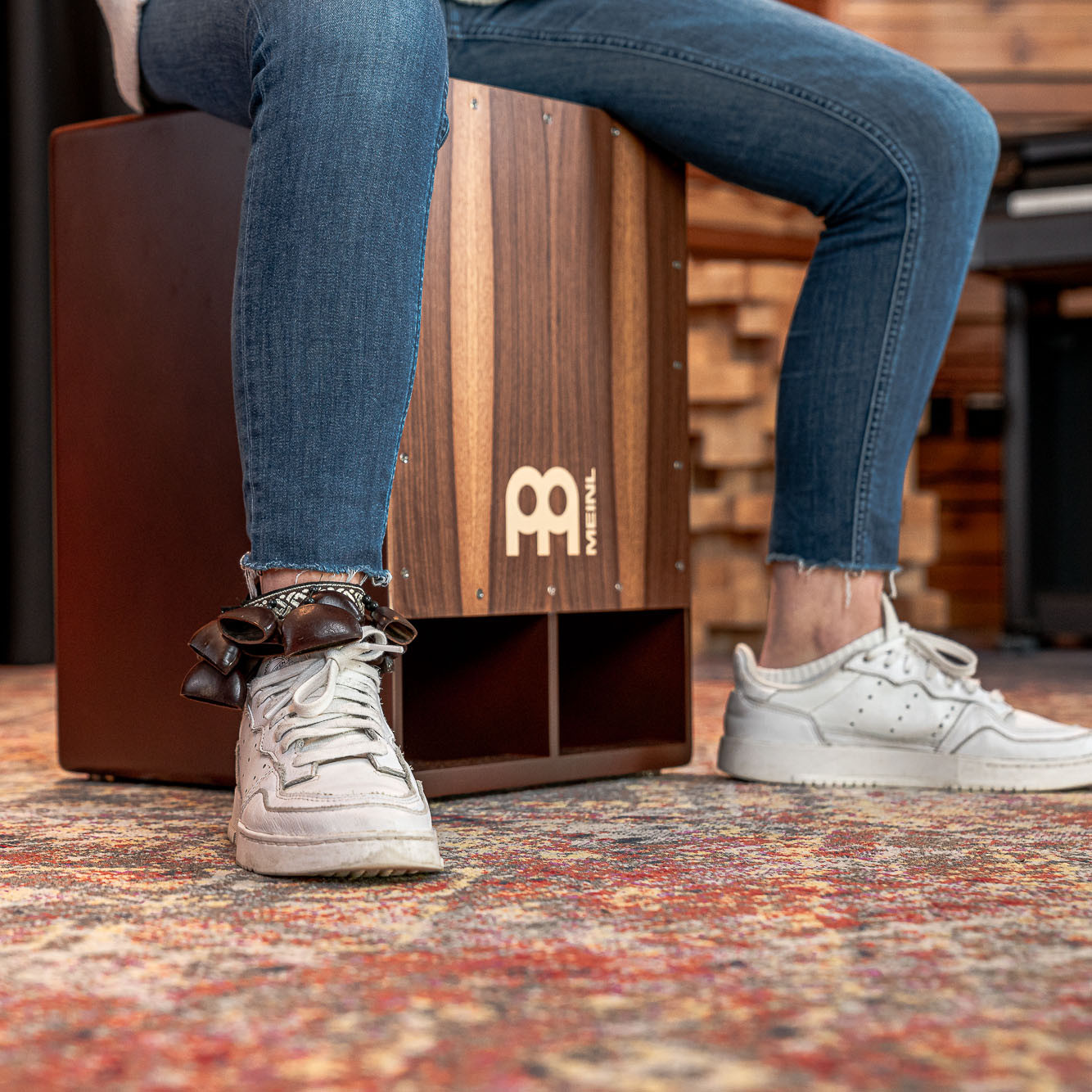 MEINL Percussion Foot Rattle - Bendo Seeds
 (FR1B)