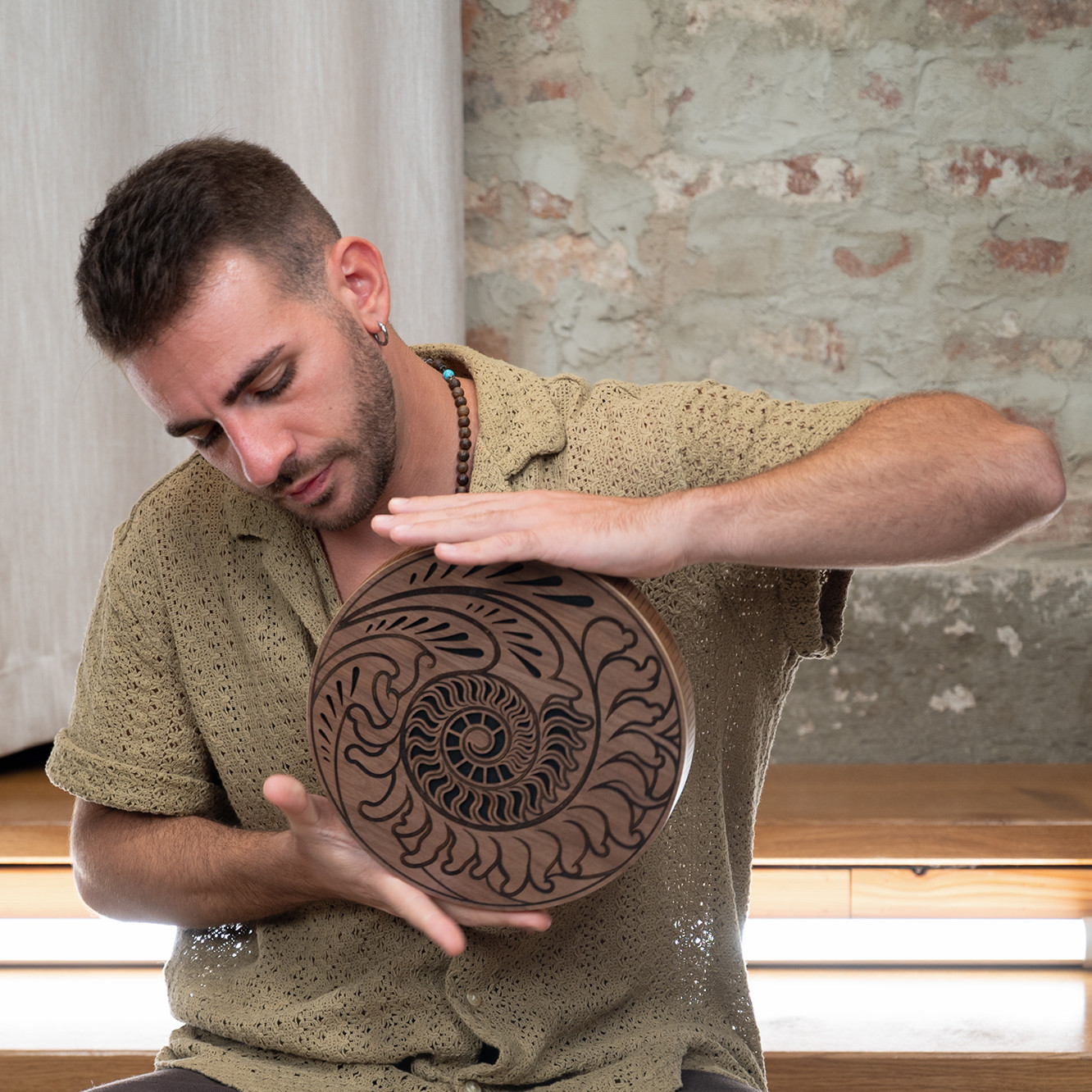 Meinl Sonic Energy Rain Disk 10" - Ozean-Klang - Fibonacci-inspirierte Gravur (RDO10F)