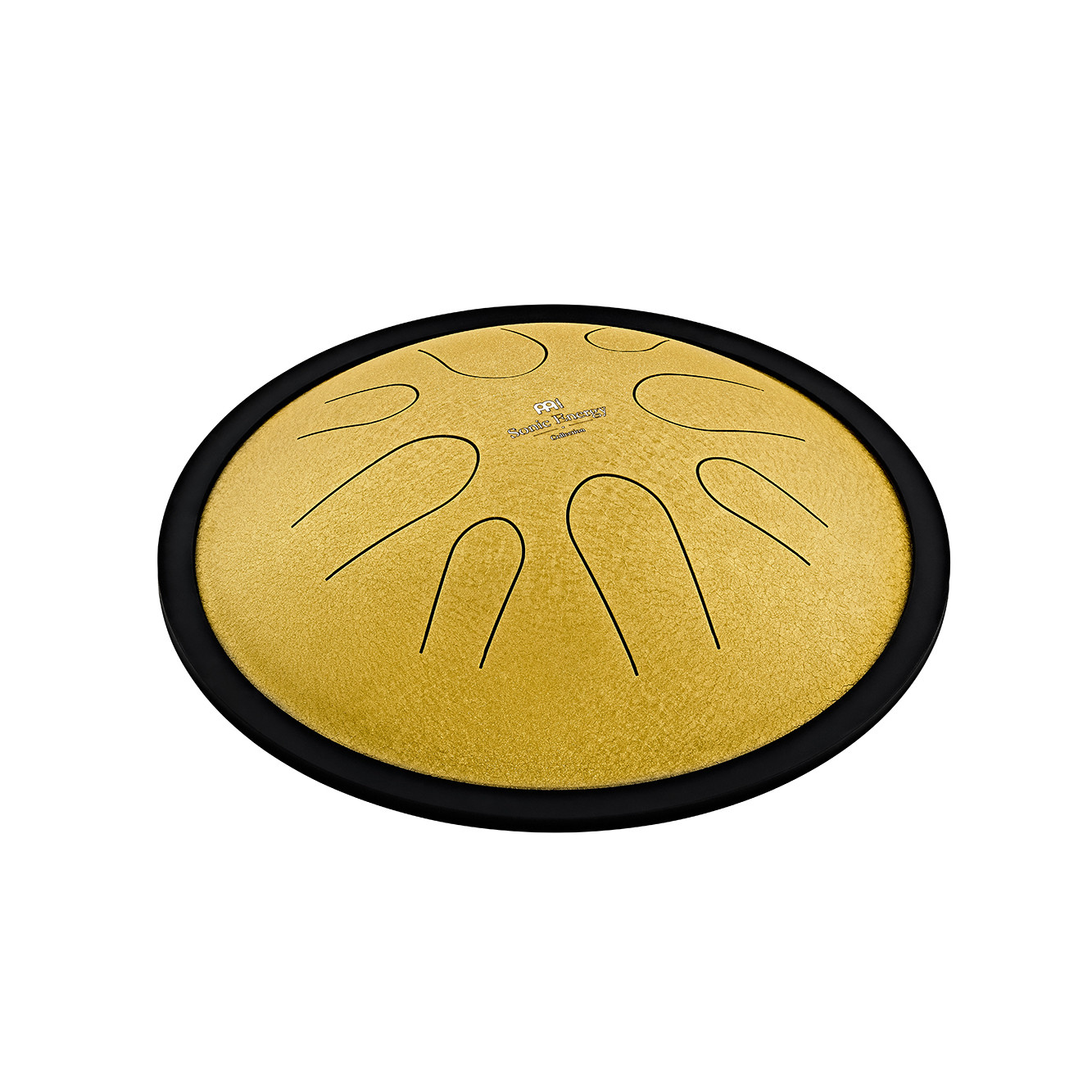 Meinl Sonic Energy 10" Compact Steel Tongue Drum, D Moll, 8 Töne, 432 Hz, Gold (CSTD3G)