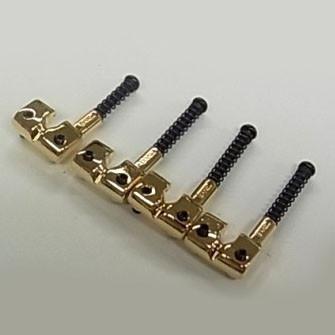 Ibanez saddle set gold-colored for B100 bridge 2009 (2BB1MDI004)