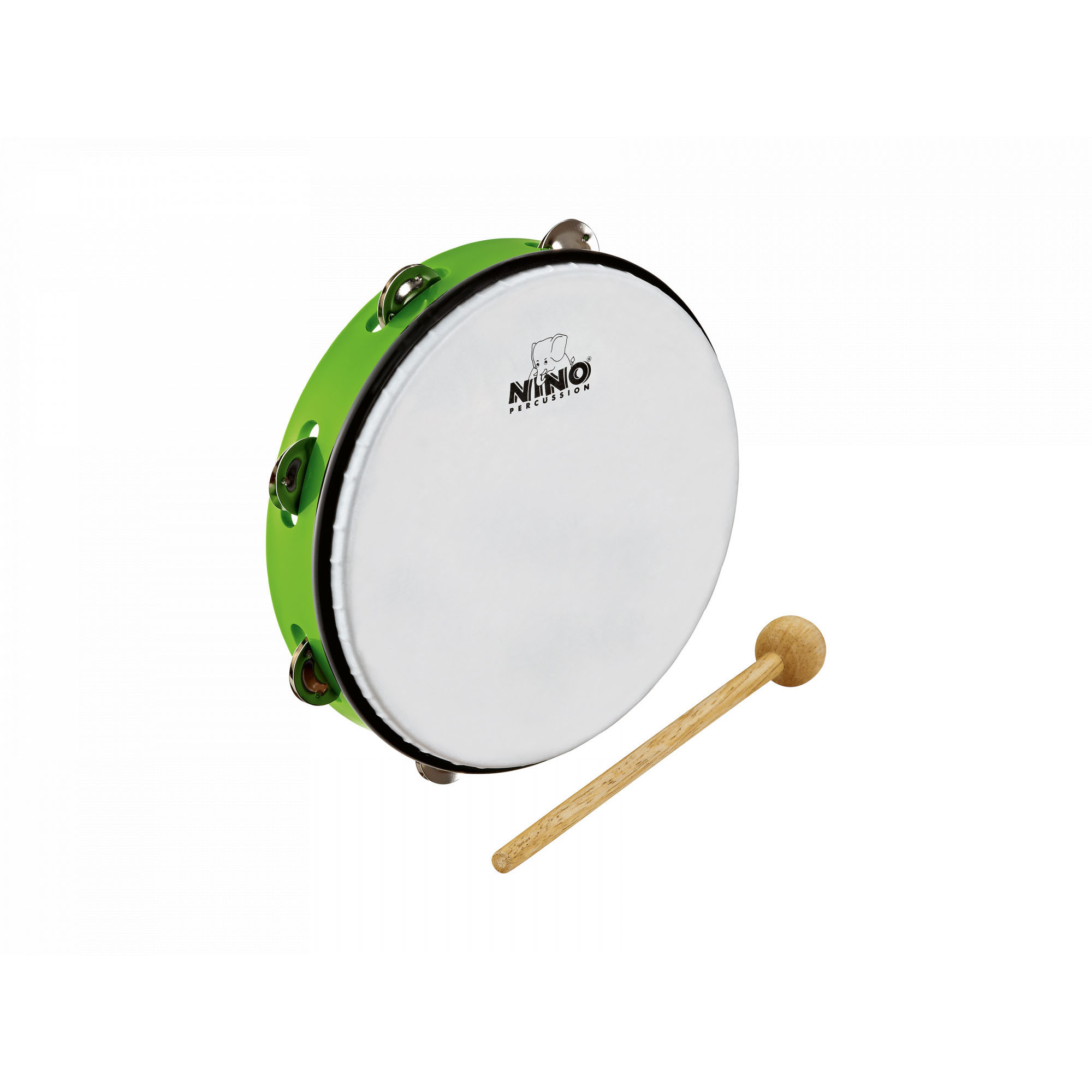 NINO Percussion Molded ABS Tambourine - 10" (NINO24GG)