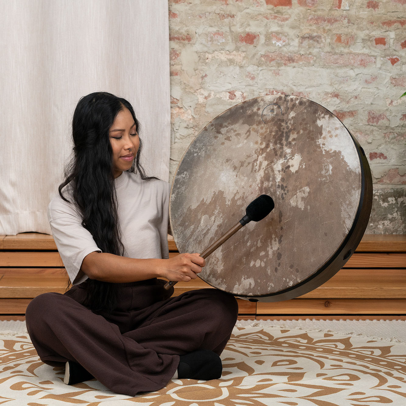 MEINL Sonic Energy Ritual Drum 22" - Goat Head  (RD22WB)