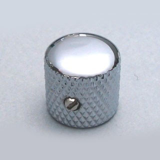 IBANEZ metal screw lock type control knob - chrome for selected ATK/SA models (4KB27A0008)
