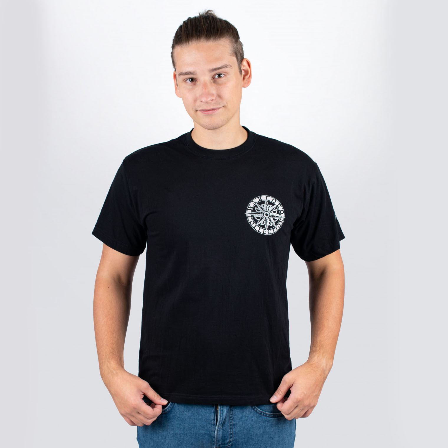 TAMA T-Shirt in schwarz mit Warlord Logo auf der Brust (TT207-S)