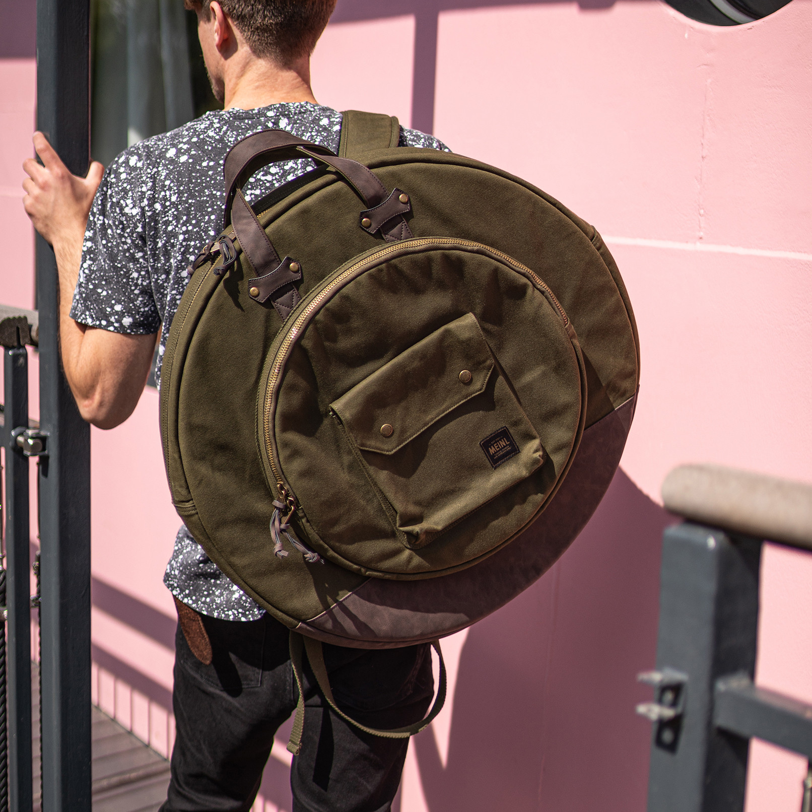 MEINL Cymbals Canvas Collection Cymbal Bag 22" - Forest Green (MWC22GR)