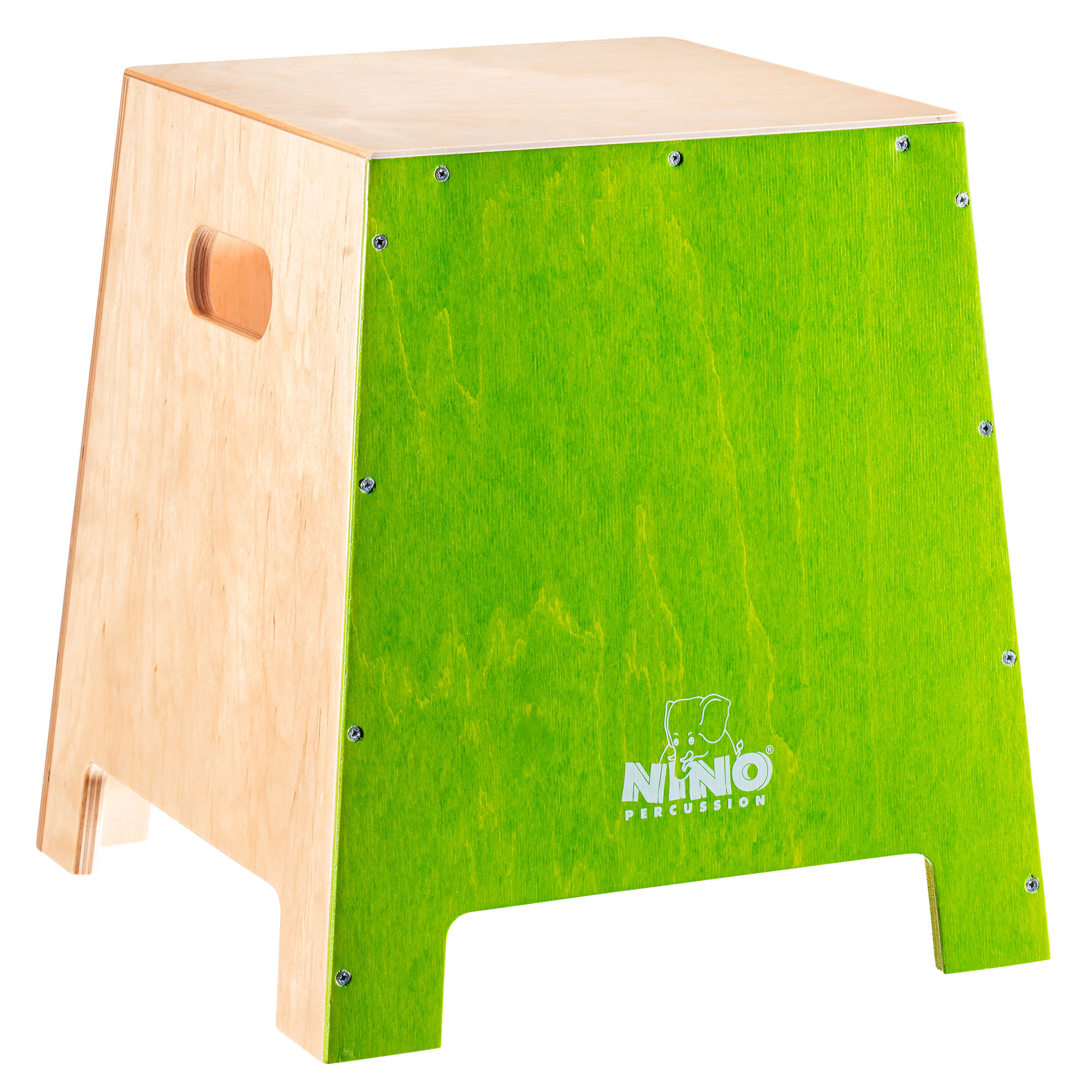 NINO Percussion Stackable Small Cajon - Green (NINO990GR)