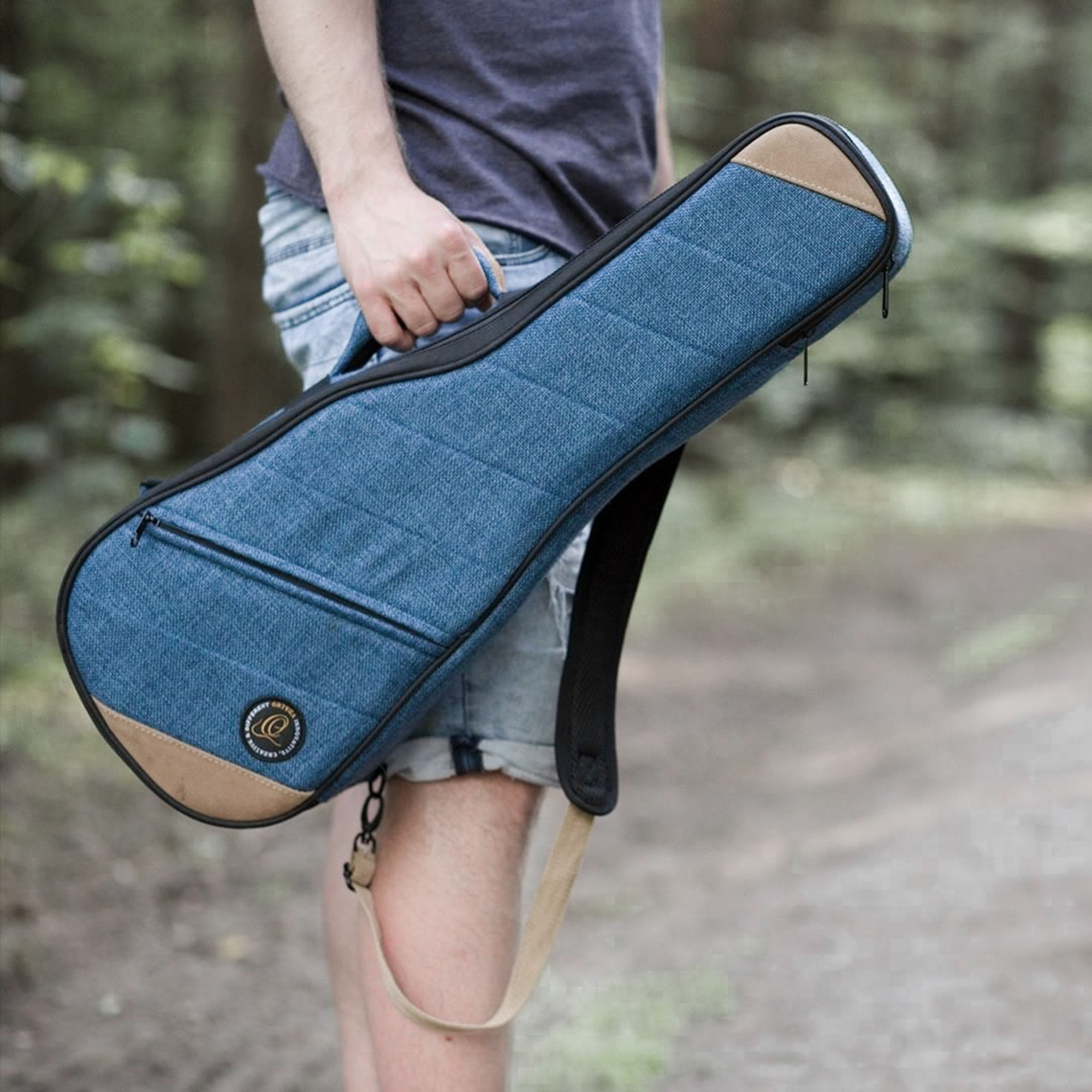 ORTEGA Concert-Ukulele-Soft-Case - Ocean Blue (OSOCAUK-CC-OC)