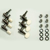 IBANEZ Mechanikensatz - 6 x links cosmo black (MB1002)