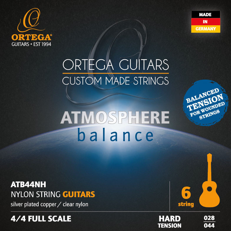 ORTEGA Atmosphere Balance Serie Nylon String Set - Hard Tension (ATB44NH)