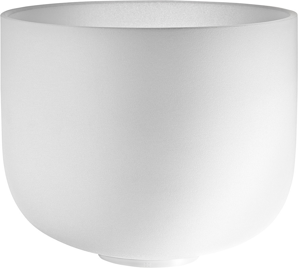 Meinl Sonic Energy 11" white-frosted Crystal Singing Bowl F4, 432 Hz, Heart Chakra (CSB11F)