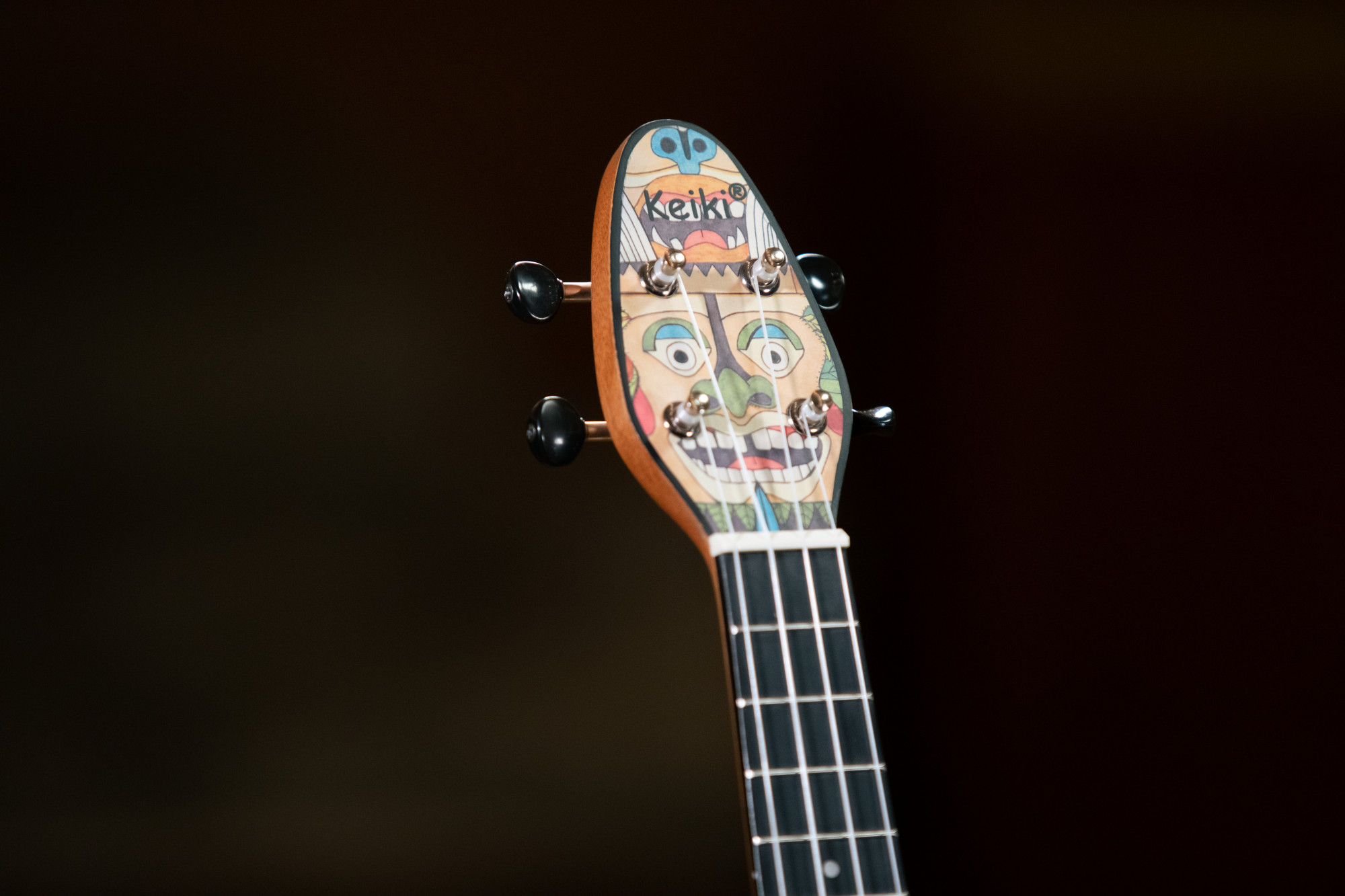 KEIKI K2 Serie Sopran Ukulele Set - Agathis / ABS Totem (K2-TM)