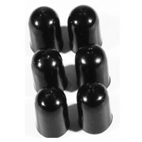 MEINL Percussion Cover Cap (6-pc set) 0,19 inch rubber - for MEINL clamp screw "Mini Bongo" (CAPS-03)