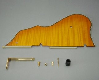 IBANEZ pickguard - Artcore flamed maple Amber Gold Bracket (4PG12A0002)