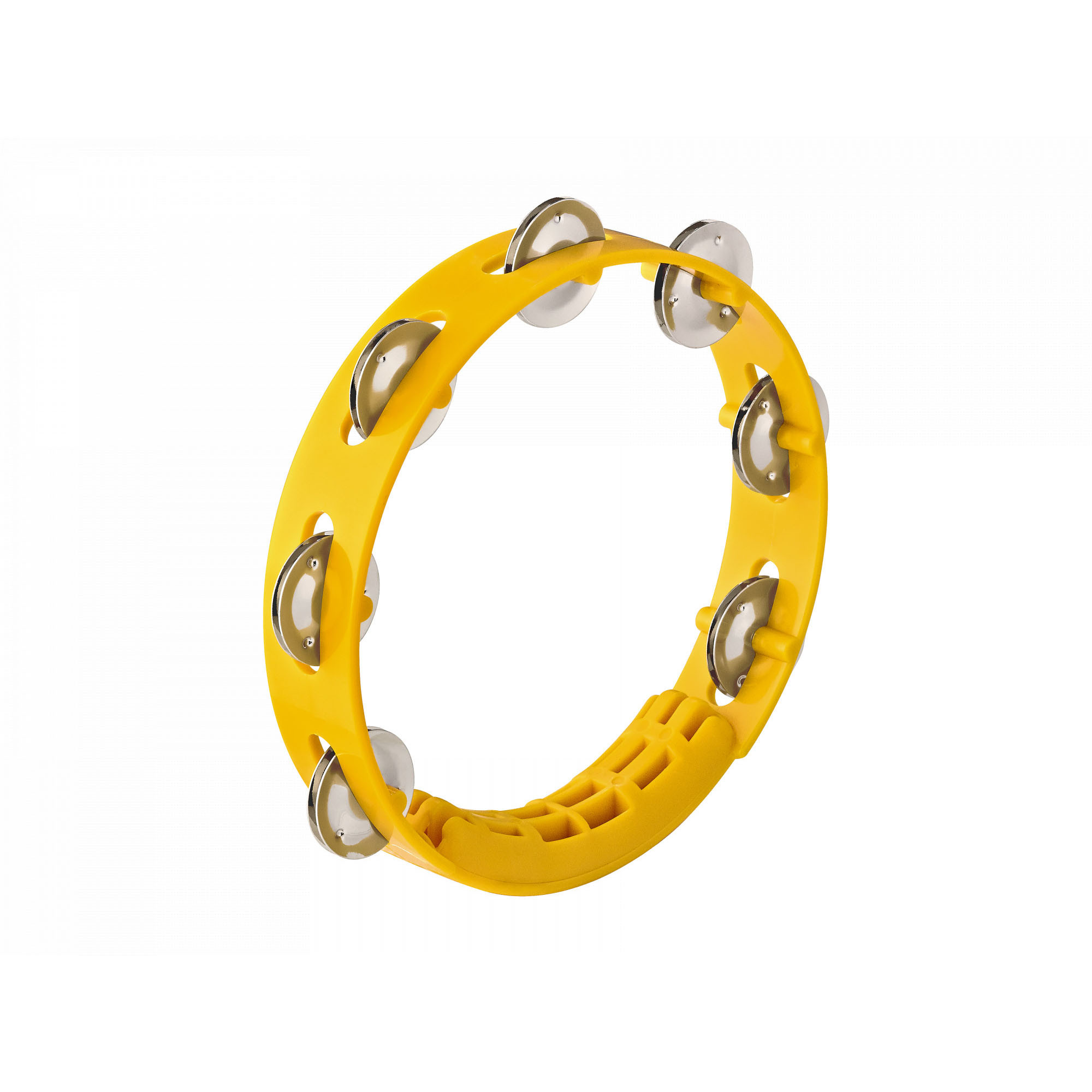 NINO Percussion Compact Molded ABS Tambourine - 8" (NINO49Y)