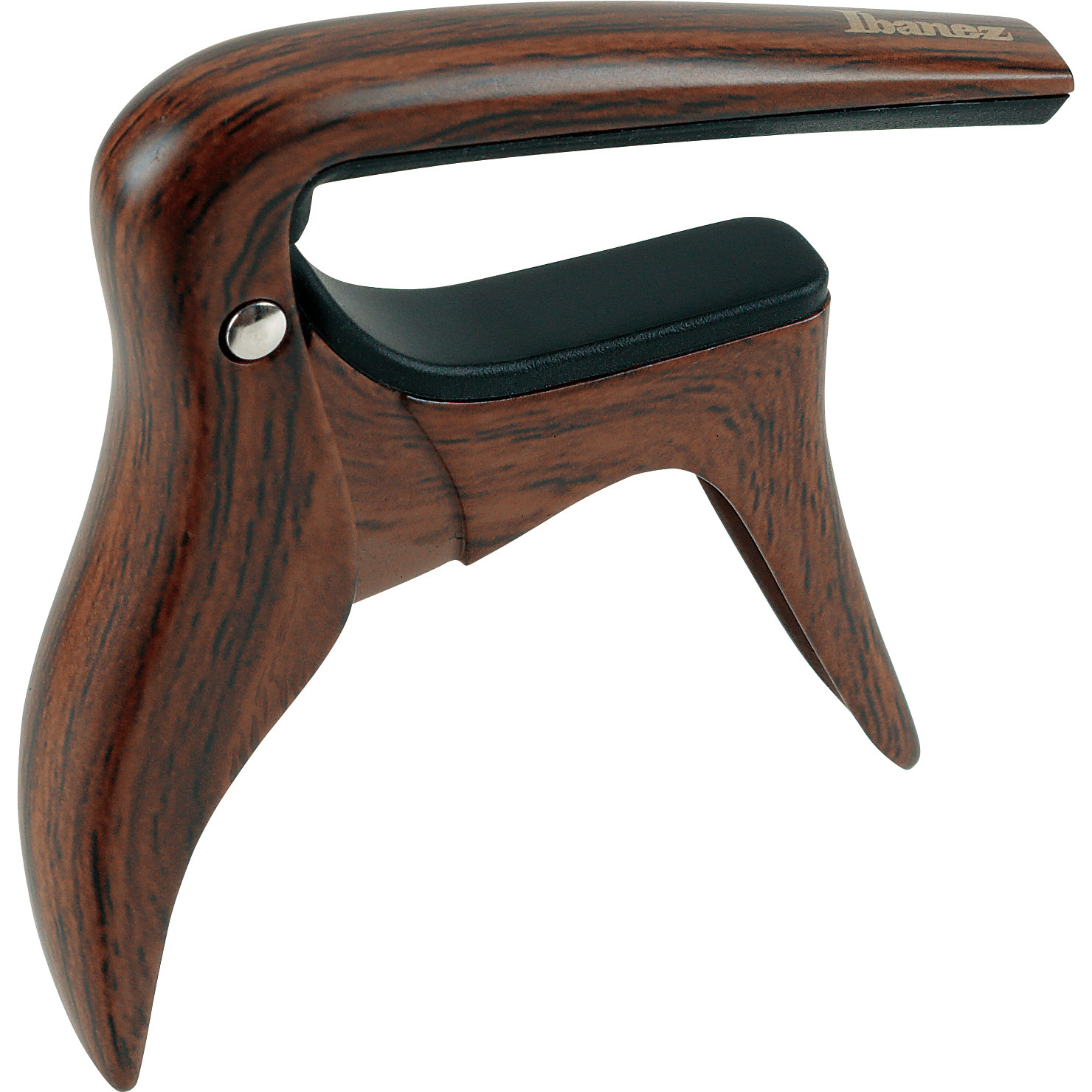 IBANEZ Kapodaster für Akustikgitarren und E-Gitarren - für gewölbte Griffbretter (IGC10W)