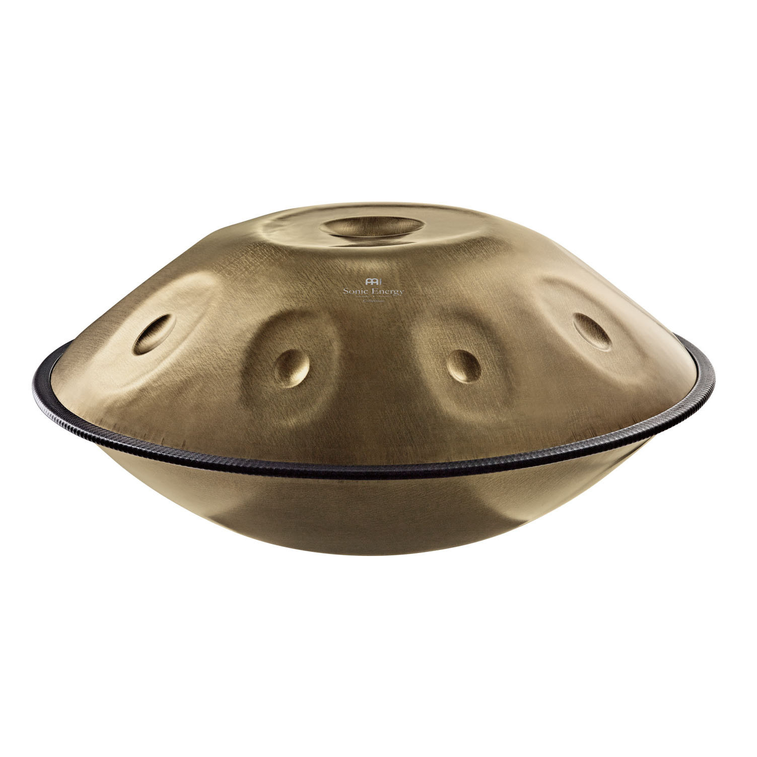 MEINL Sonic Energy Sensory Handpan Stainless Steel D Amara 9 Notes 440 Hz - Vintage Gold (HPSTL91)