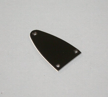 IBANEZ plastic truss rod cover - black / white for selected bass models (4PT1CSR1B)
