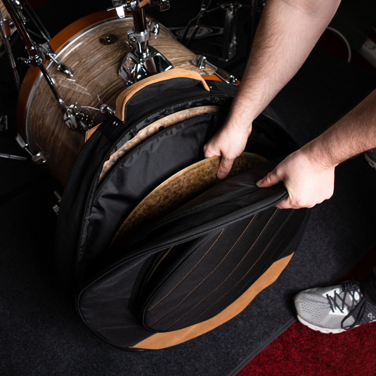 MEINL Cymbals Classic Woven Cymbal Bag - 22” Black (MCCB22BK)