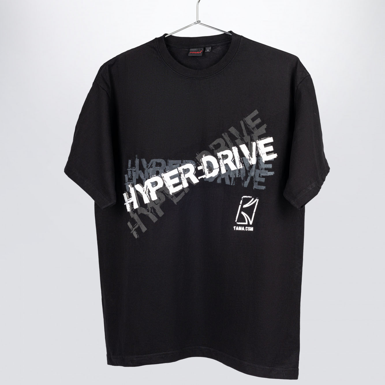 TAMA T-Shirt in schwarz mit "Hyperdrive" Print (TT108-M)